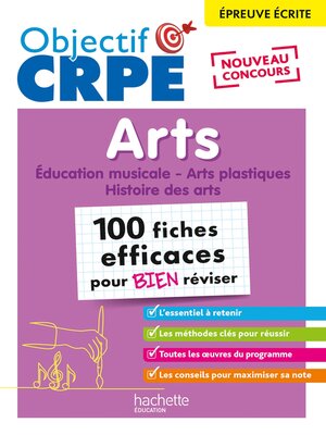 cover image of Objectif CRPE--100 fiches efficaces pour bien réviser